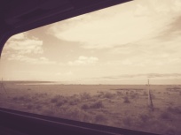 train window sepia